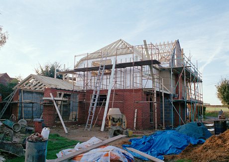 Heybridge new build at first-floor stage