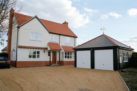 Maldon new build, structural stage