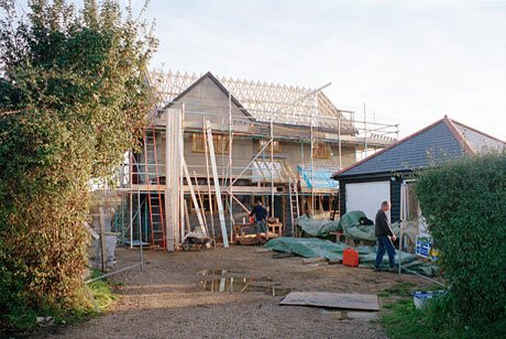 Maldon new build under construction
